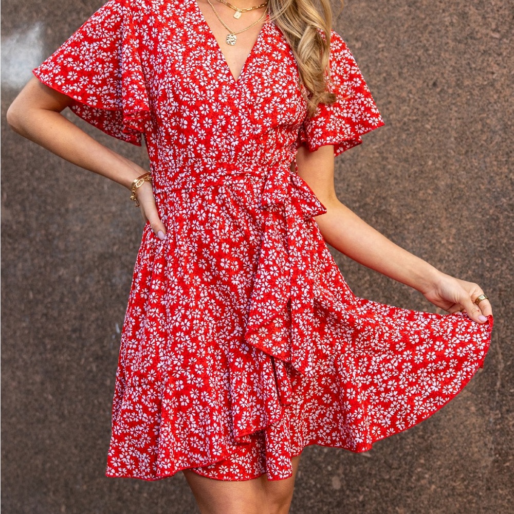 Cupshe red dress